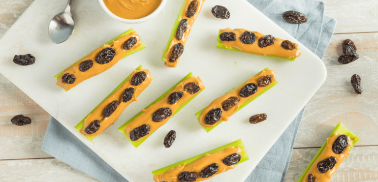 Ants on a Log snack