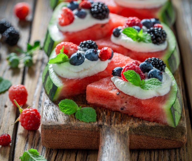 Sweet Watermelon Pizza